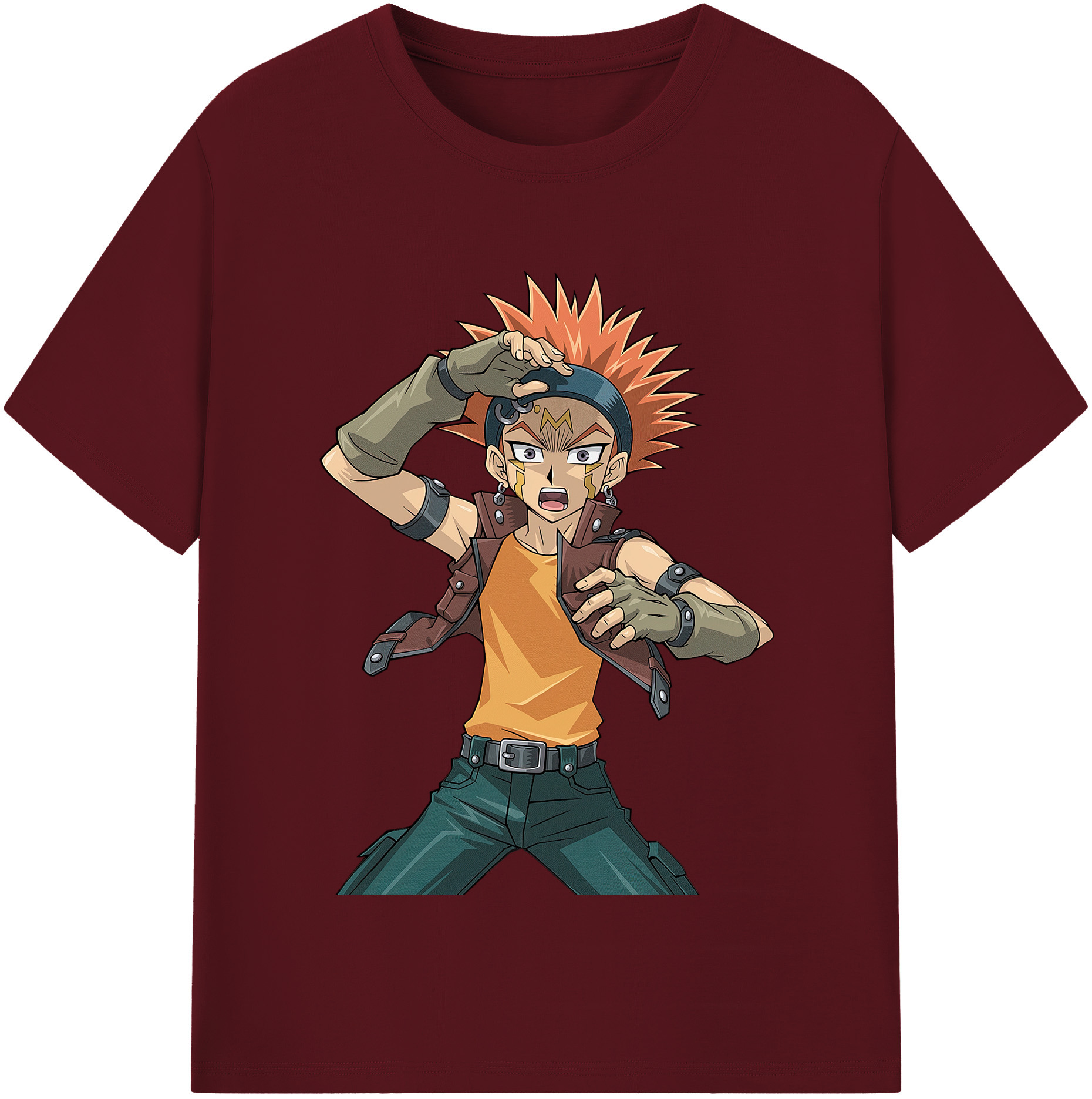 （画像用） 遊☆戯☆王 Yu-Gi-Oh! 綿100％半袖Tシャツ（フロントプリント）